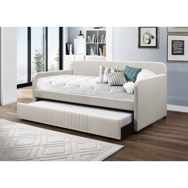 Andover Mills™ Seraphine Upholstered Daybed with Trundle & Reviews